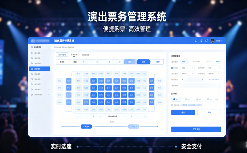 演出票务管理系统如何处理退票、换票等复杂售后流程？
