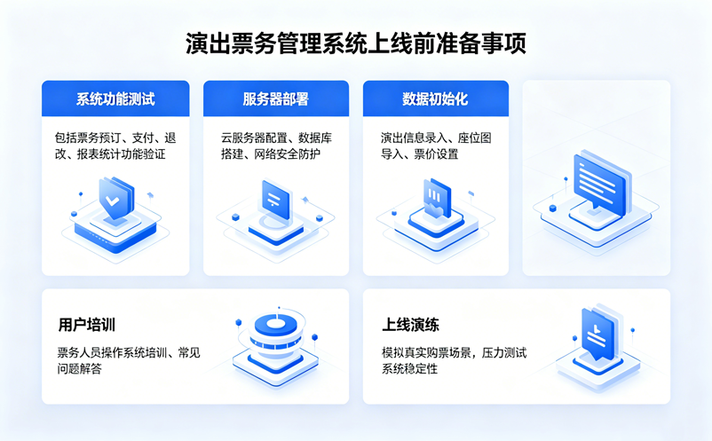 演出票务管理系统上线前要准备什么?实施流程一次讲清 演出票务管理系统上线前要准备什么?实施流程一次讲清
