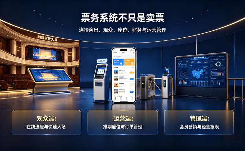 智慧剧院为什么越来越需要剧院票务系统? 智慧剧院为什么越来越需要剧院票务系统?