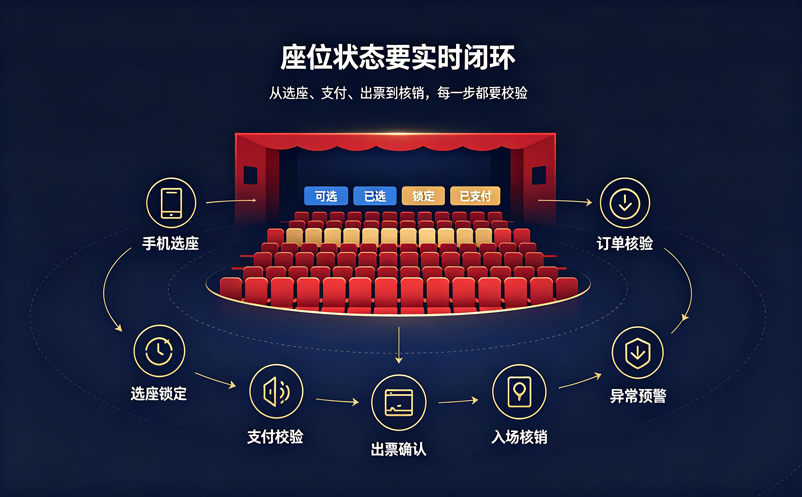 剧场在线选座系统怎么做，才能减少错票和重票？