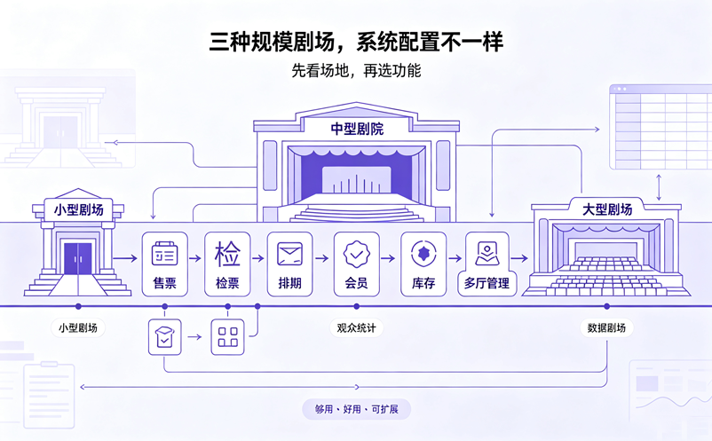 剧院管理软件怎么选?三种规模剧场需要的系统并不一样 剧院管理软件怎么选?三种规模剧场需要的系统并不一样