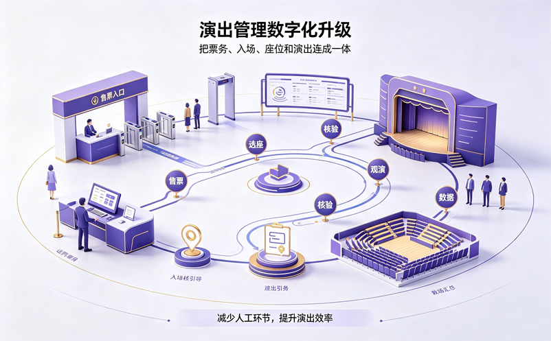 智慧剧院建设方案：剧院票务系统助力演出管理数字化升级