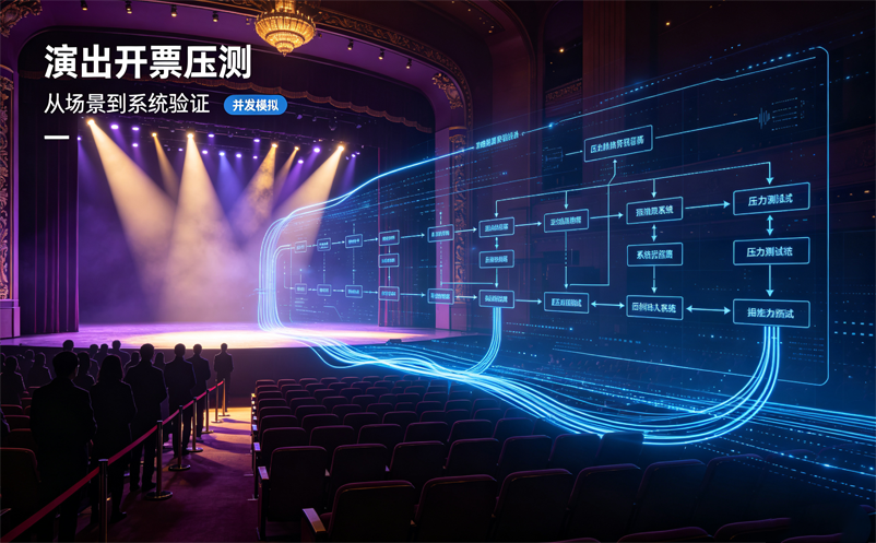 热门演出开票时,剧院票务系统应该怎样做并发压力测试? 热门演出开票时,剧院票务系统应该怎样做并发压力测试?