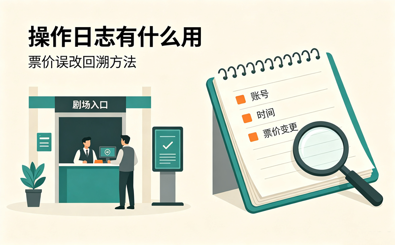 剧场管理系统操作日志有什么用？一次票价误改应该怎样追溯