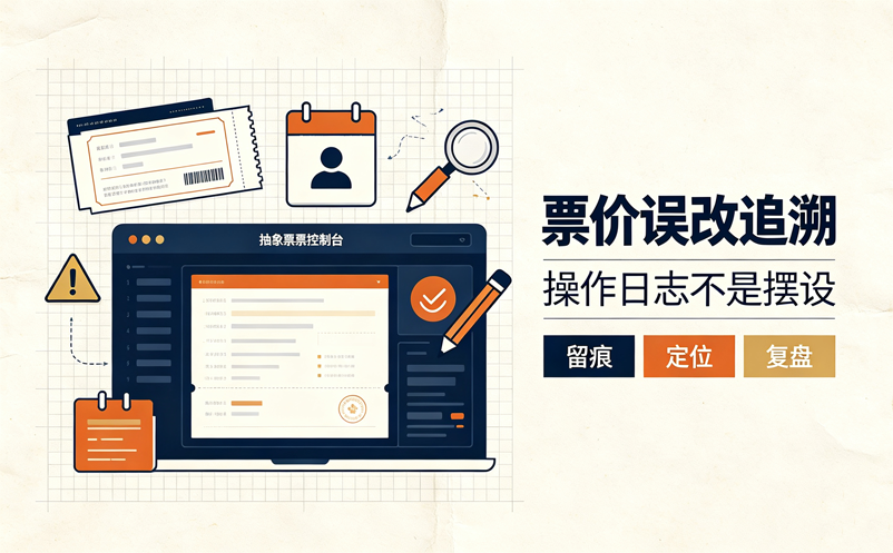 剧场管理系统操作日志有什么用？一次票价误改应该怎样追溯