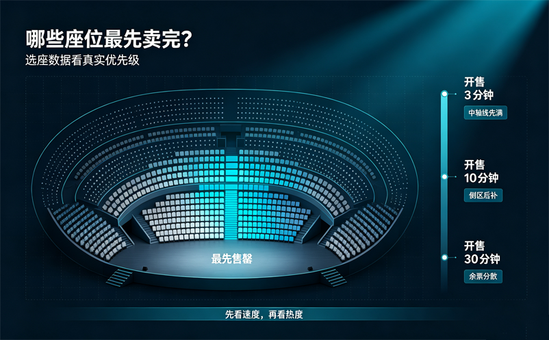 哪些座位最先卖完？用选座票务系统数据优化票档不能只看热力图