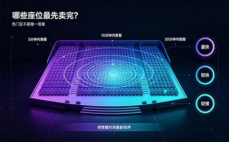 哪些座位最先卖完？用选座票务系统数据优化票档不能只看热力图