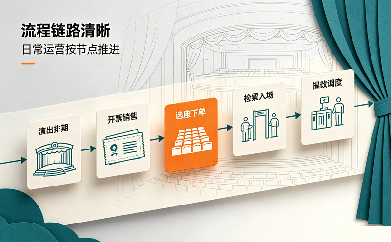 剧院管理软件如何帮助剧场规范日常票务和演出运营流程？