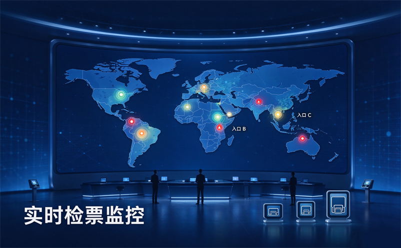 剧院售检票系统如何管理多个入口同时检票