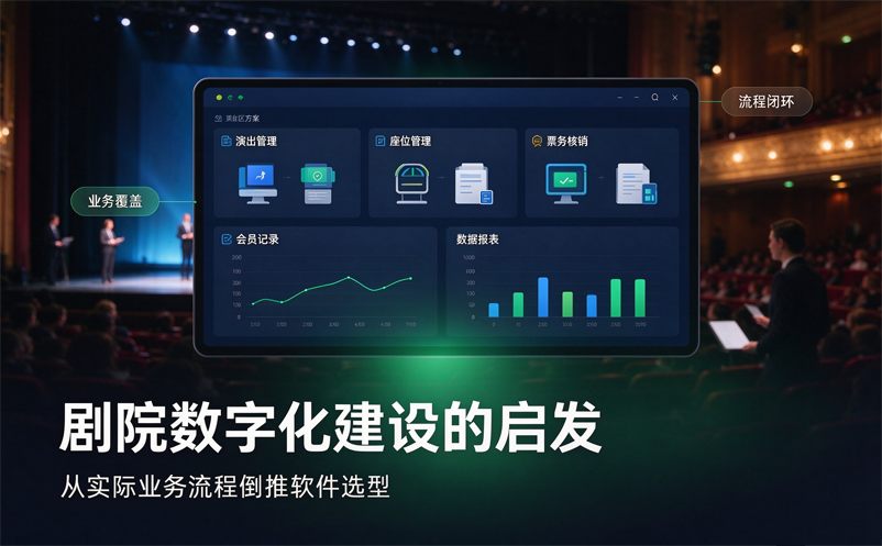 田汉大剧院的票务数字化建设对剧院管理软件选型有什么启发