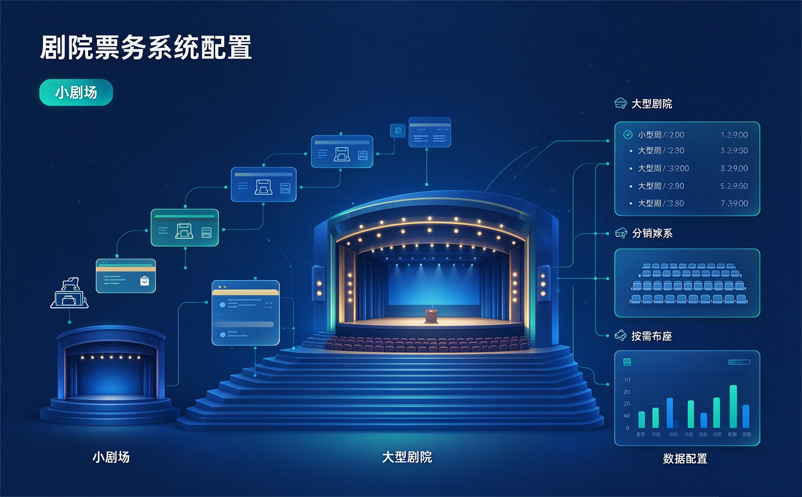 从小剧场到大型剧院:剧院票务系统的配置思路有什么不同