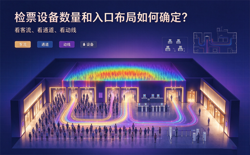 剧场售检票系统项目规划 检票设备数量和入口布局如何确定